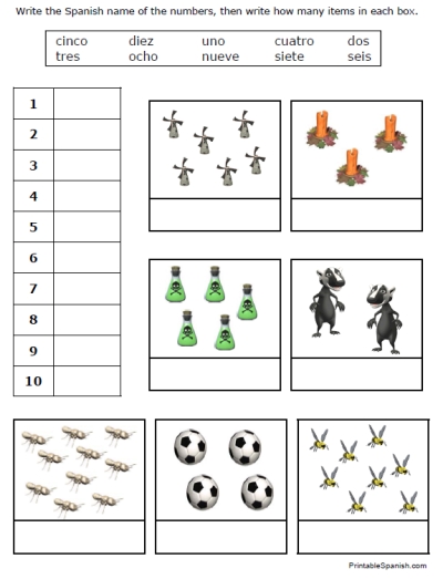 4 Best Images Of Spanish Numbers Worksheet Printable Free Printable 