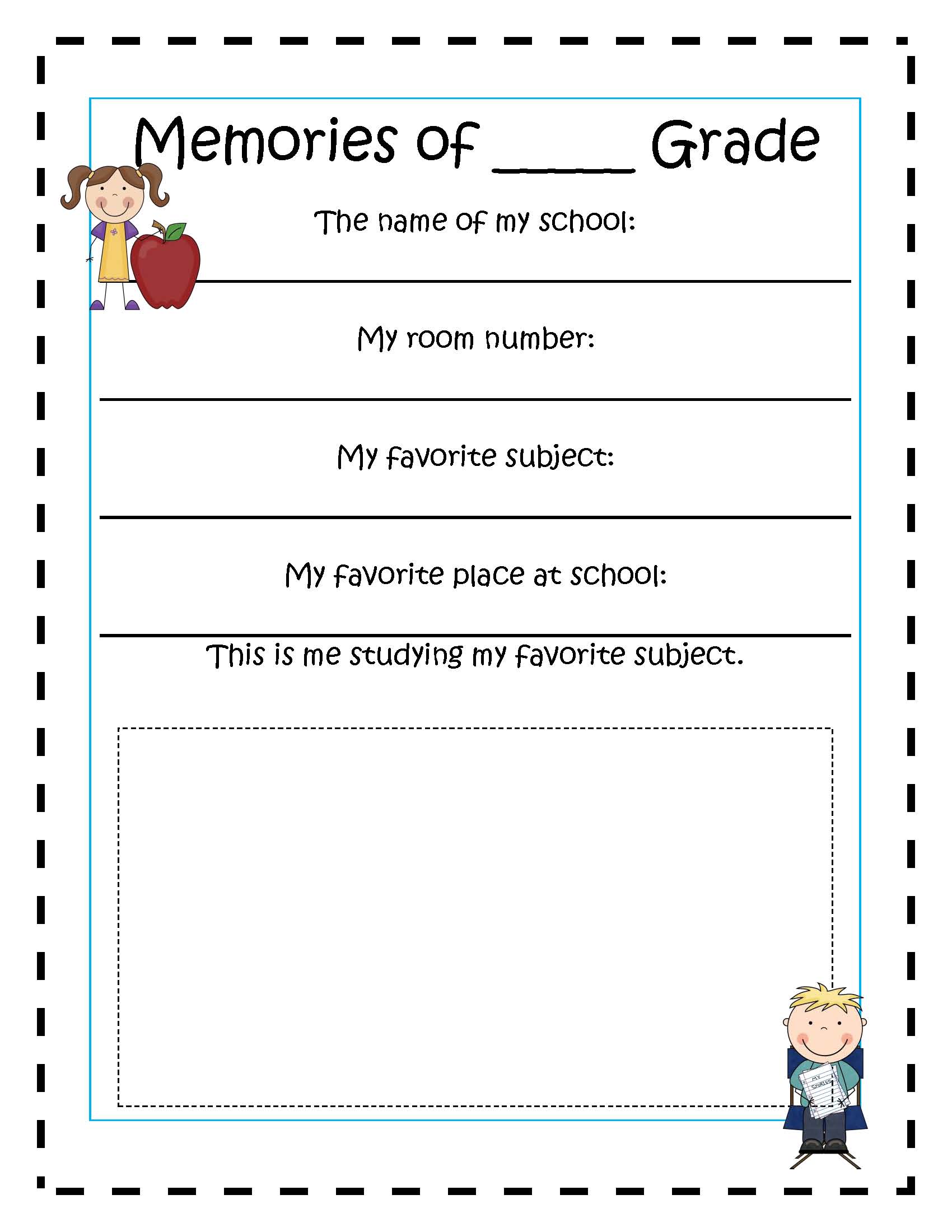 Free Printable Memory Book Templates Pdf Printable Word Searches