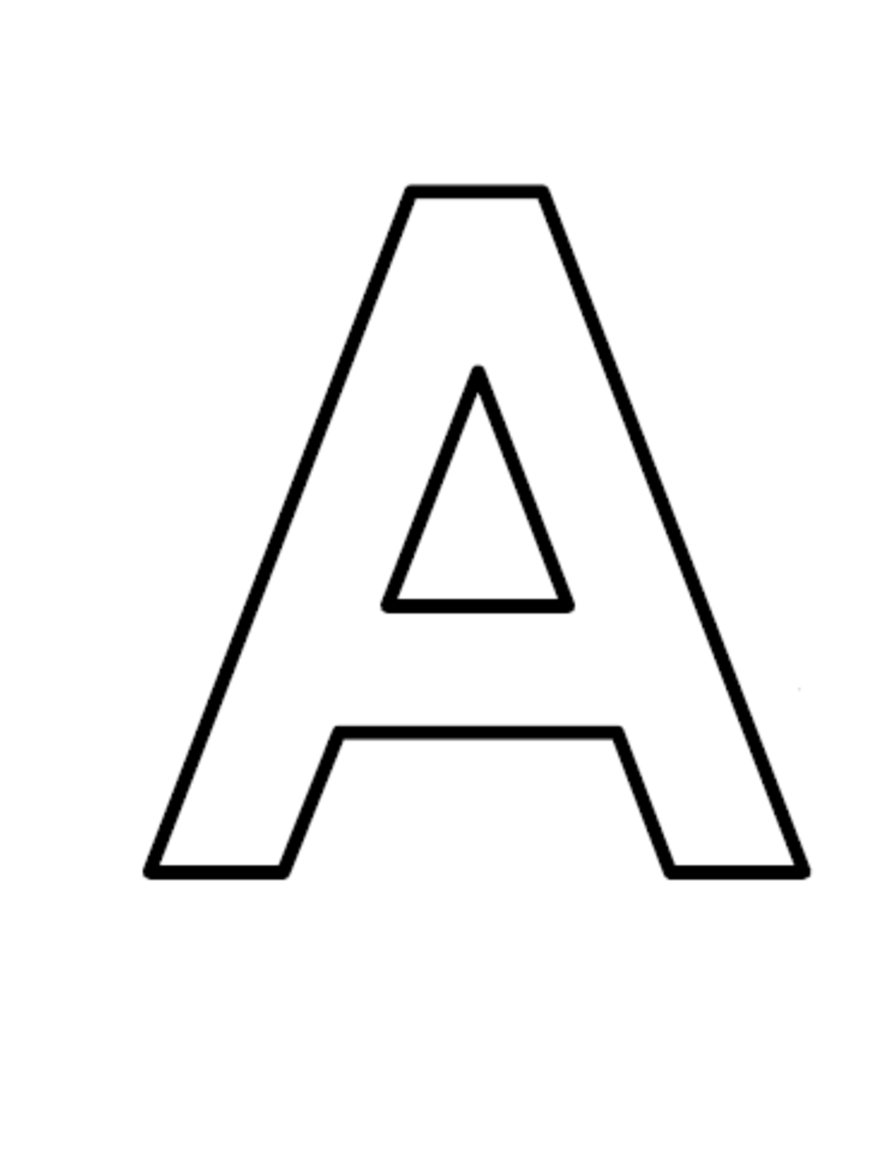 Free Printable Block Alphabet Letters