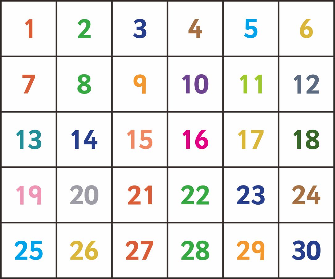 Free Printable Number Cards For Live