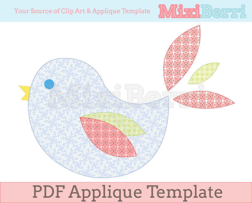 4 Best Images of Bird Template Printable Bird Pattern Cut Out, Large