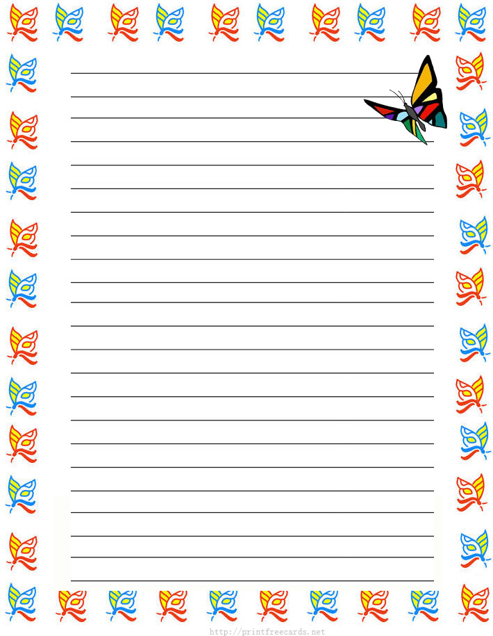 9 Best Images Of Free Printable Spring Writing Paper Stationery Free 