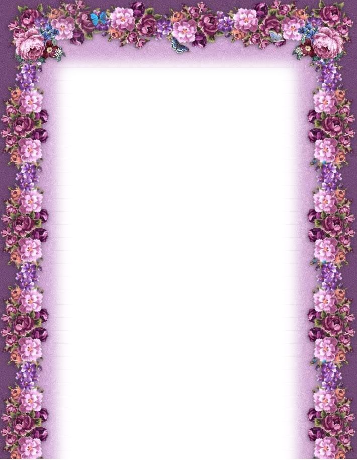 7 Best Images Of Free Printable Purple Borders And Frames Free Printable Clip Art Borders 