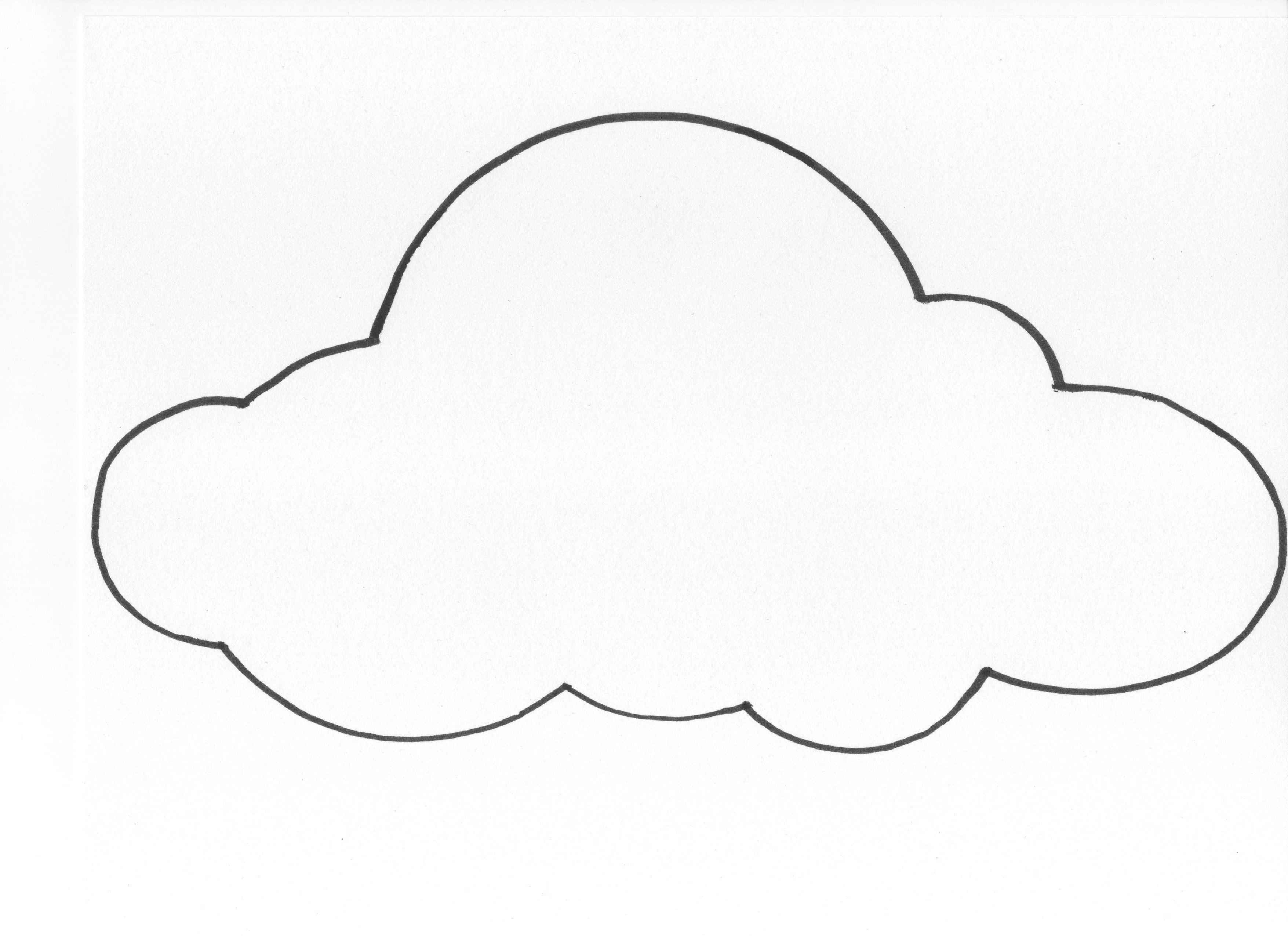 Free Printable Cloud Templates