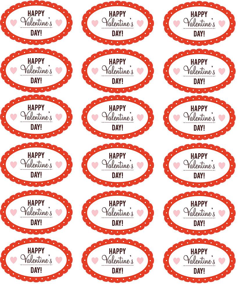 Free Printable Valentine Tag Template Printable Templates