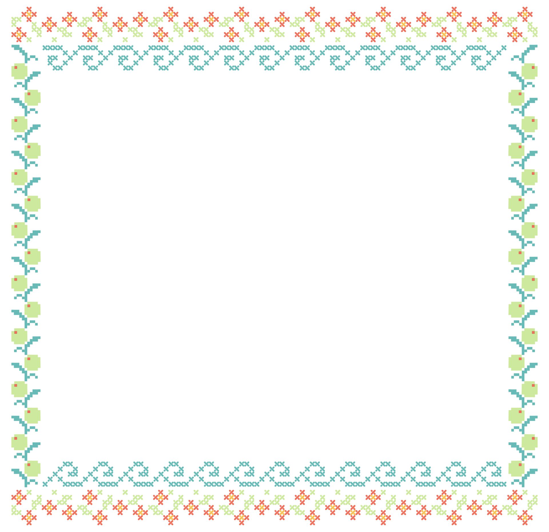 7 Best Images Of Printable Cross Stitch Borders Free Cross Stitch Patterns Borders Counted