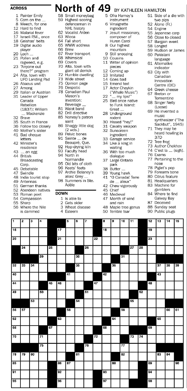 Difficult Printable Crossword Puzzles Customize And Print