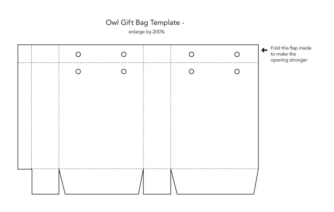 6 Best Images of Printable Paper Bag Template - Paper Gift Bag Template