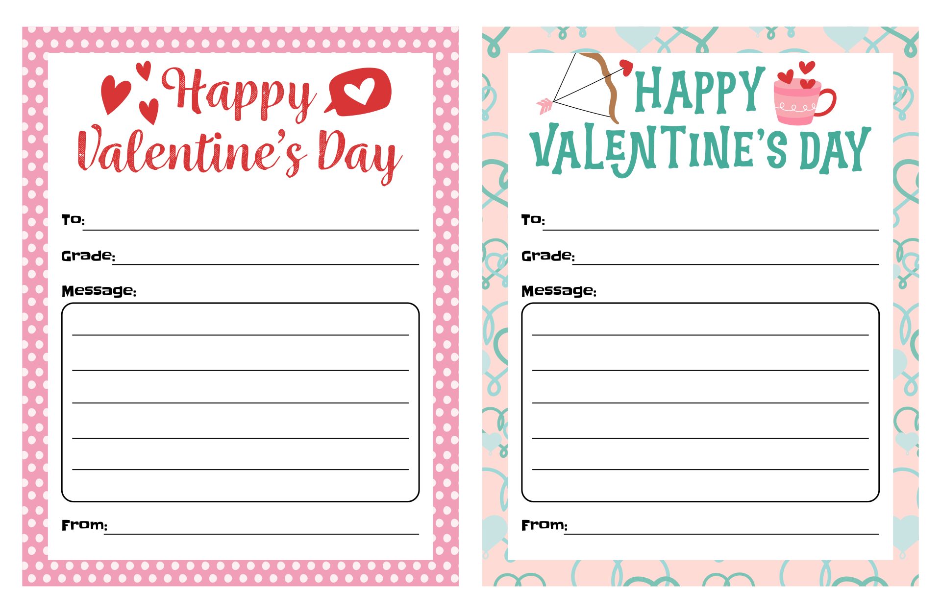 8 Best Images Of Printable Valentine s Candy Grams Printable