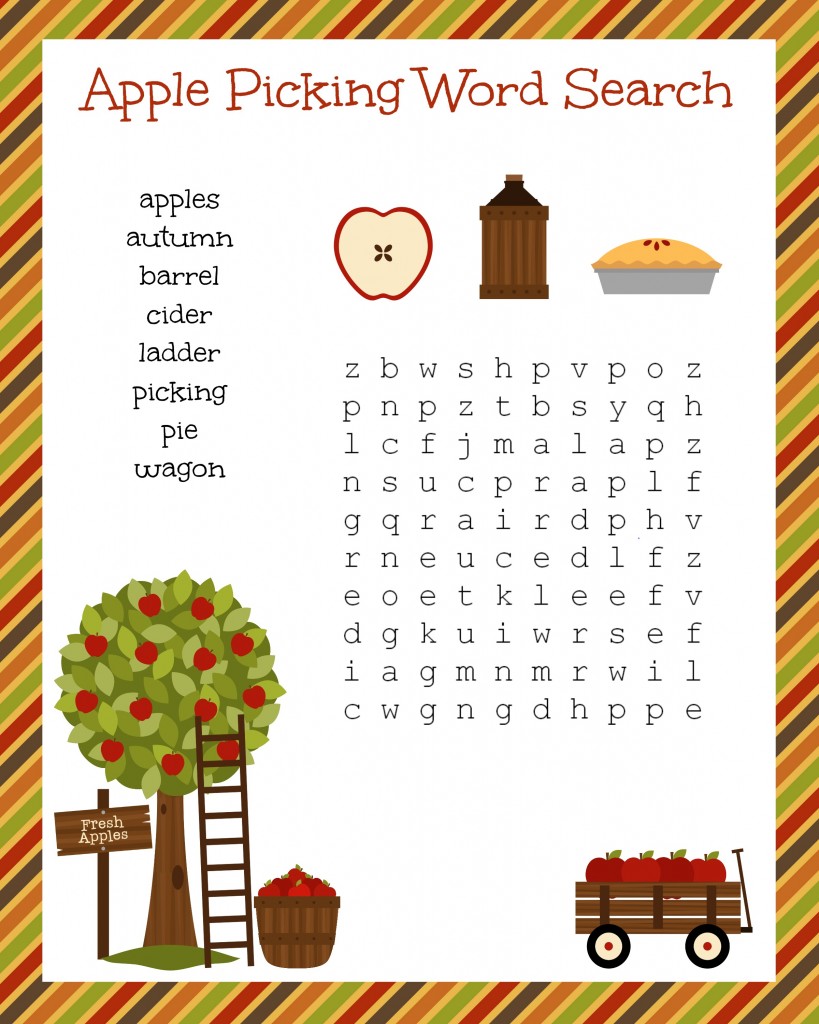 5 Best Images Of Fun Fall Word Search Printable Free Printable Fall 