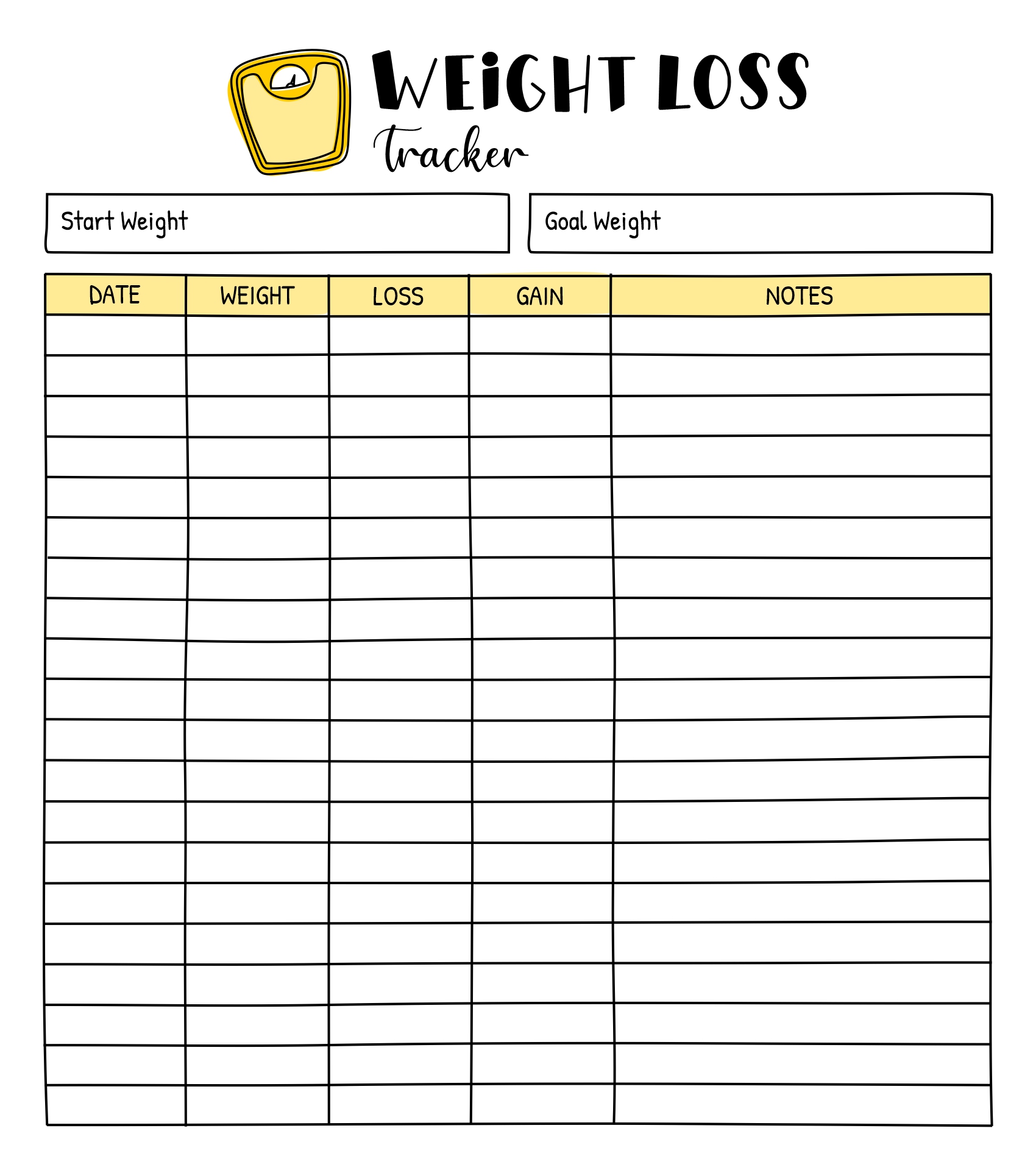7-best-images-of-printable-weight-loss-measurement-chart-printable
