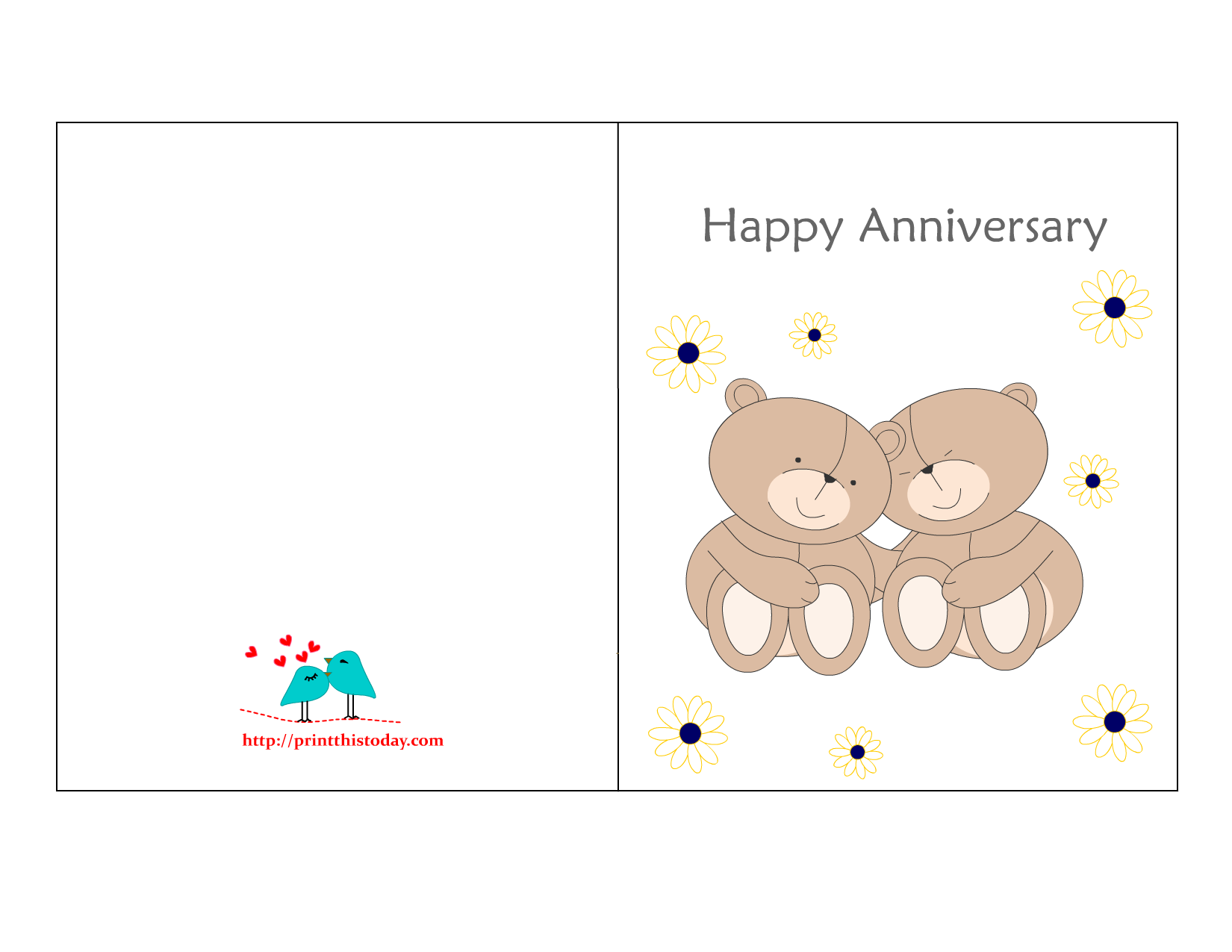 6 Best Images Of Free Printable Anniversary Cards Parents Free Printable Anniversary Cards