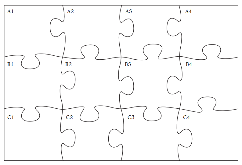 6 Best Images Of Printable Blank Jigsaw Puzzle Pieces Blank Puzzle 