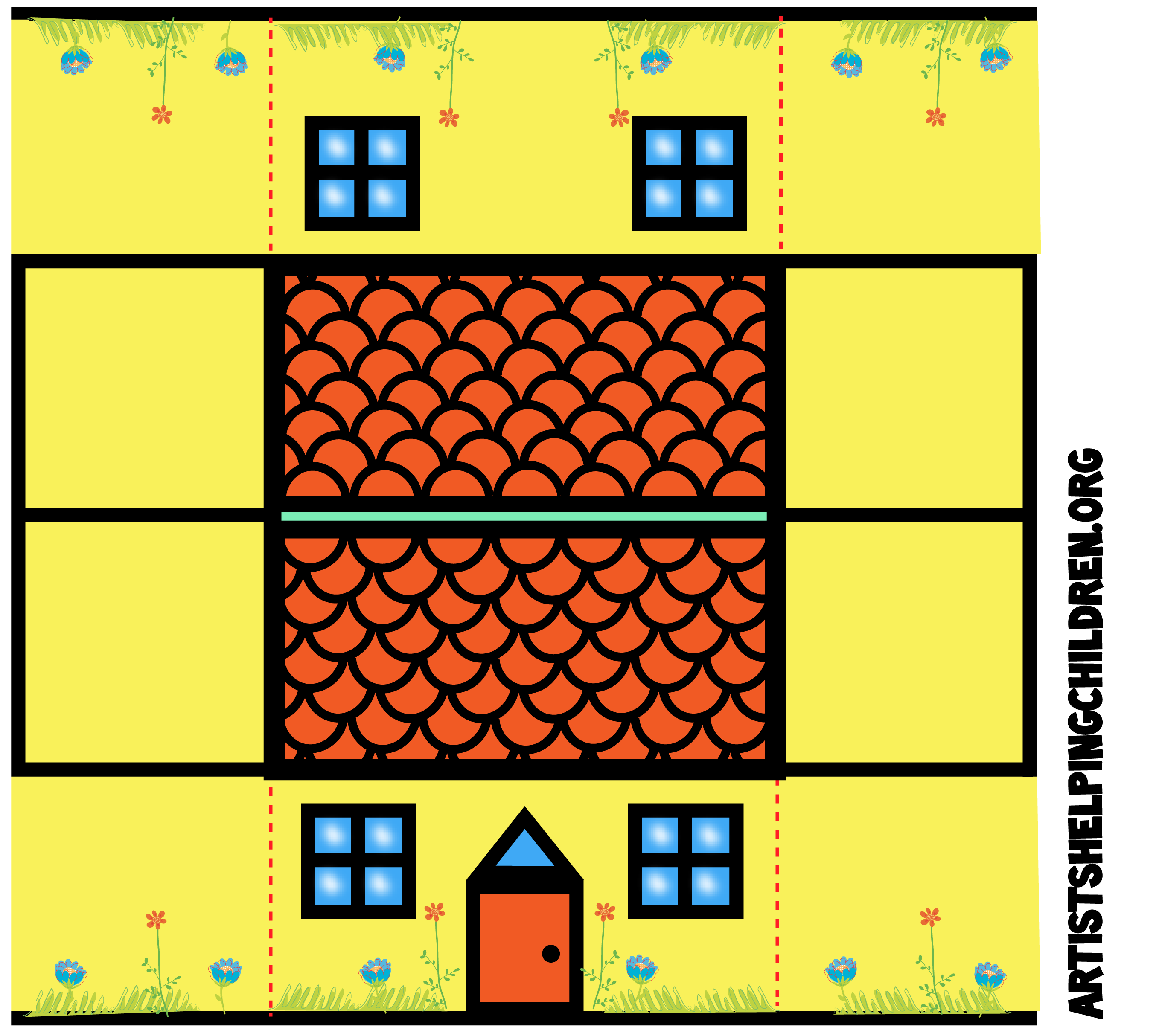 Free Printable Paper House Templates Get What You Need