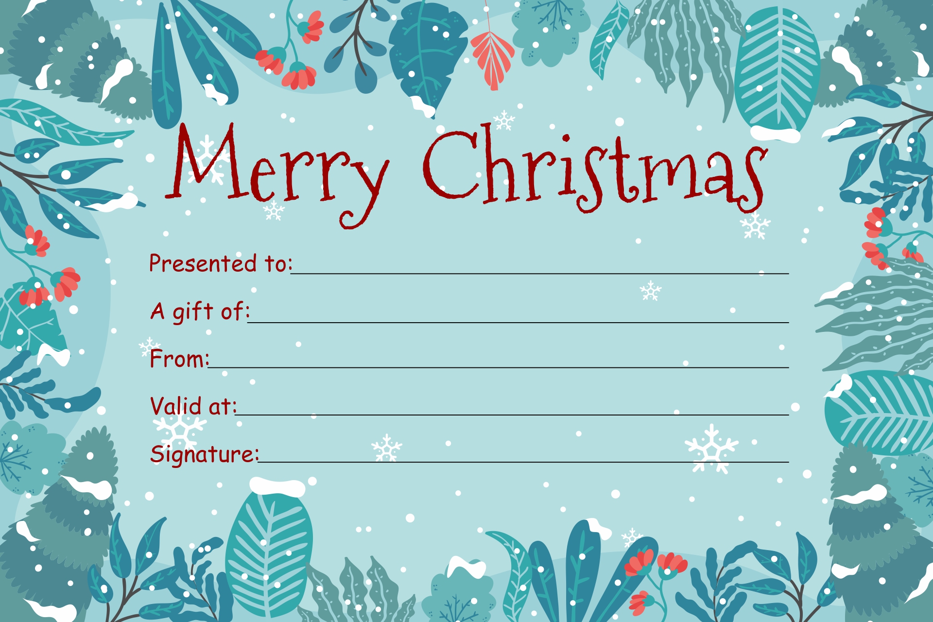 Gift Certificate Template Indesign Free Nisma Info