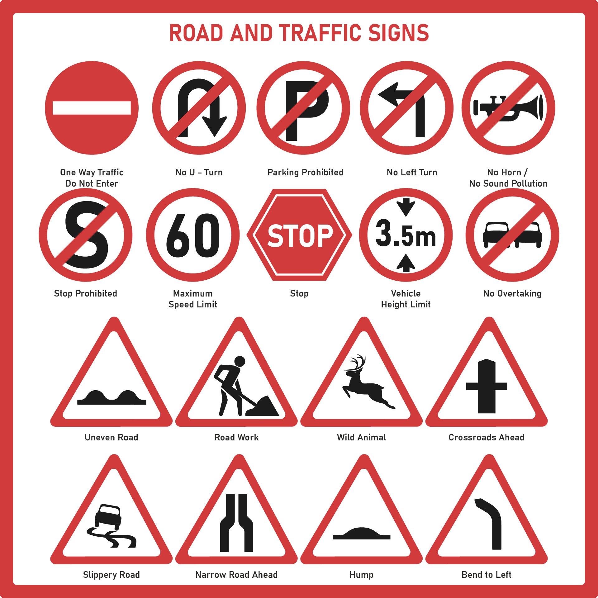 Printable Nc Dmv Road Signs Chart Read iesanfelipe edu pe