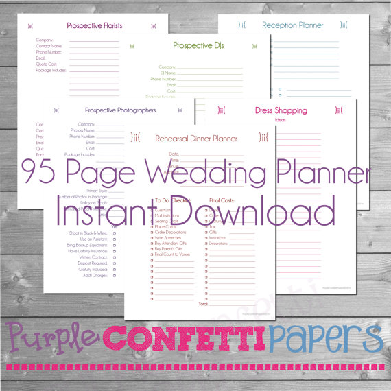 7 Best Images Of Printable Wedding Planning Tools Wedding Planning 