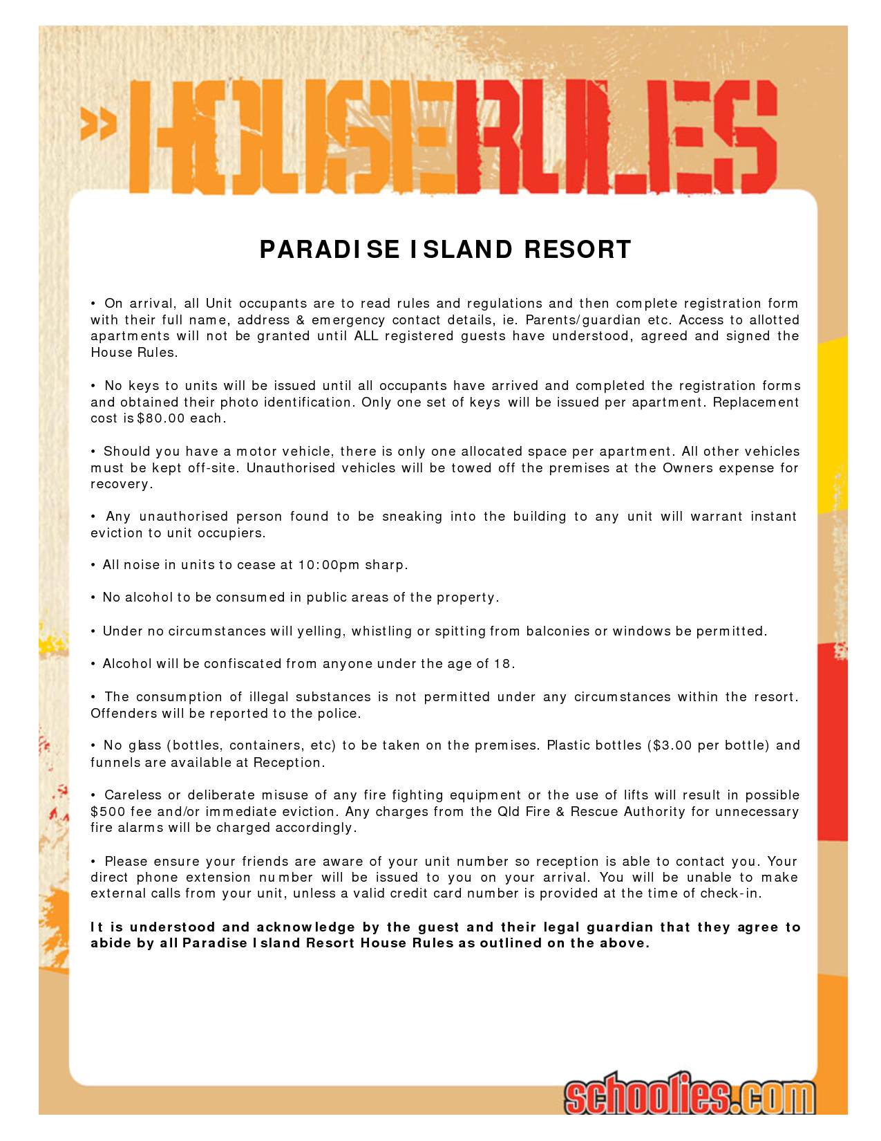 7 Best Images Of Printable House Rules For Roommates House Rules Chart Printable Printable