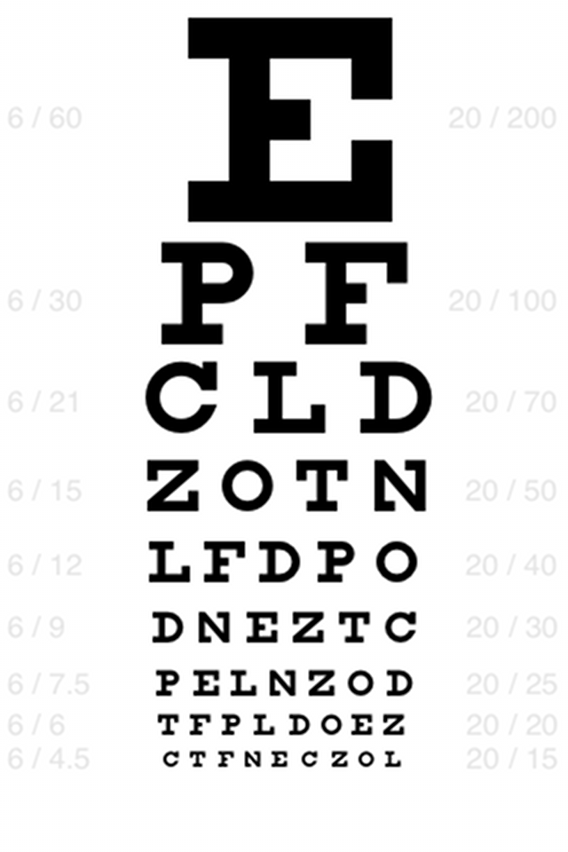 7 Best Images Of Printable Snellen Charts Actual Size Full Size Snellen Eye Chart Printable