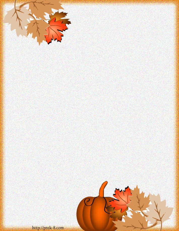 7 Best Images Of Free Printable Fall Harvest Borders Fall Page 