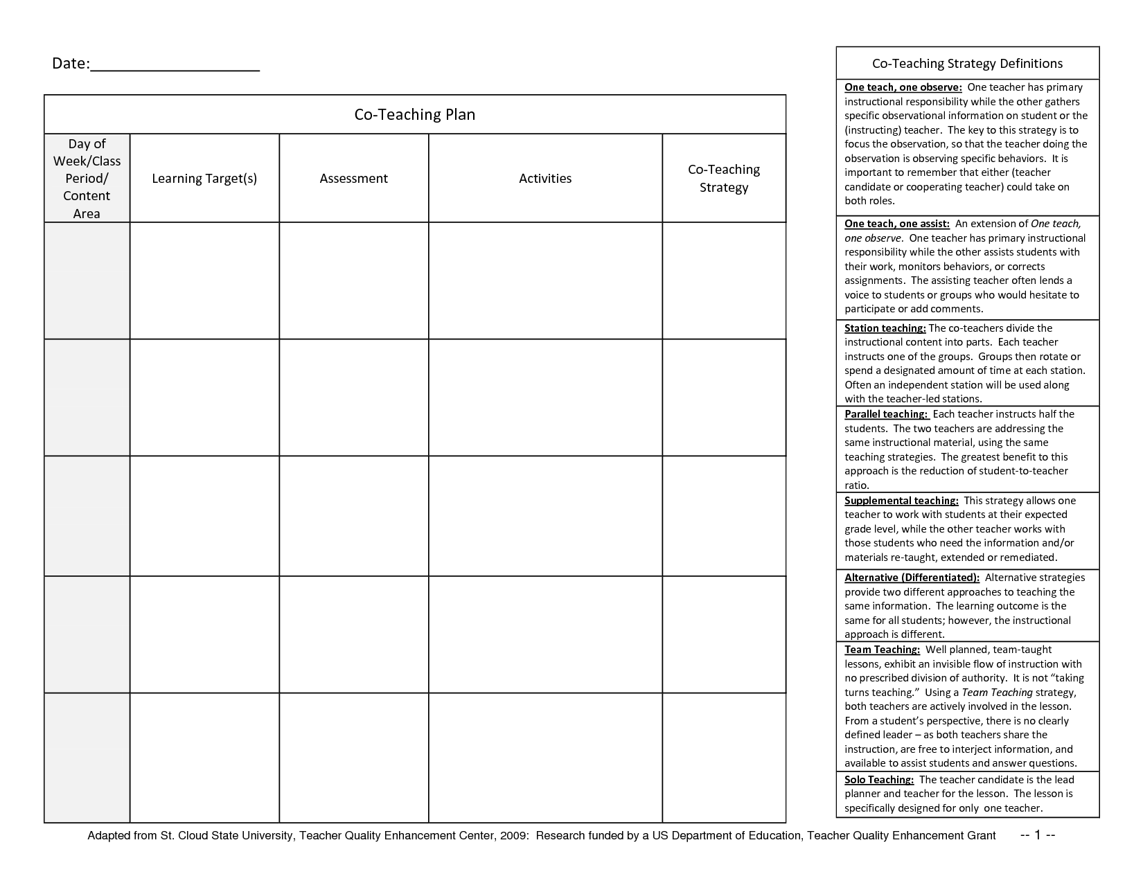 Printable Teacher Daily Planner Template Printable Templates