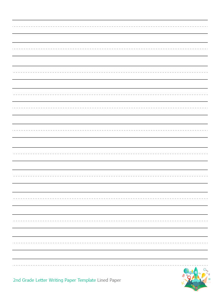 4 Best Images Of Second Grade Writing Paper Printable 2nd Grade 