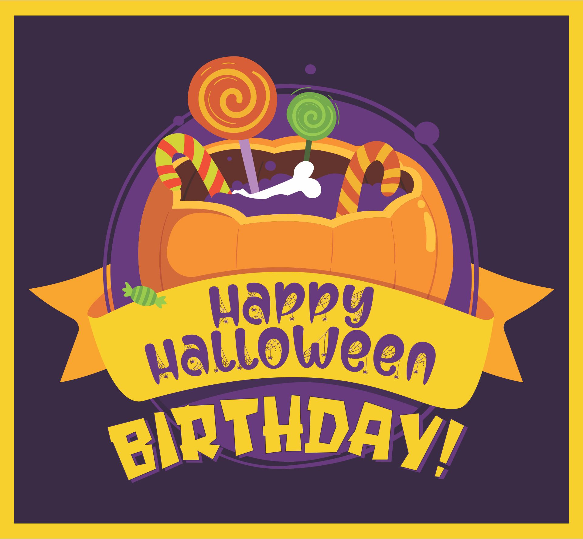 4 Best Images of Happy Halloween Greeting Cards Printable Free