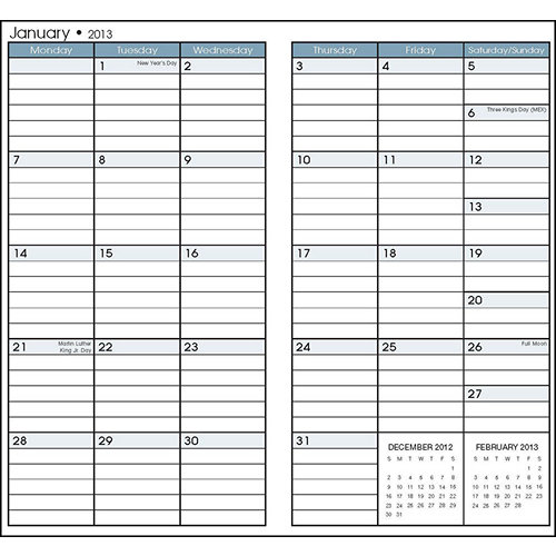 Free Printable Pocket Calendar Template Printable Templates