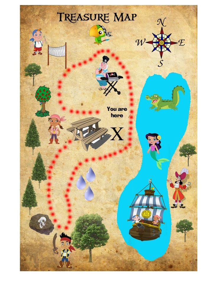 best images of jake and the neverland pirates treasure map