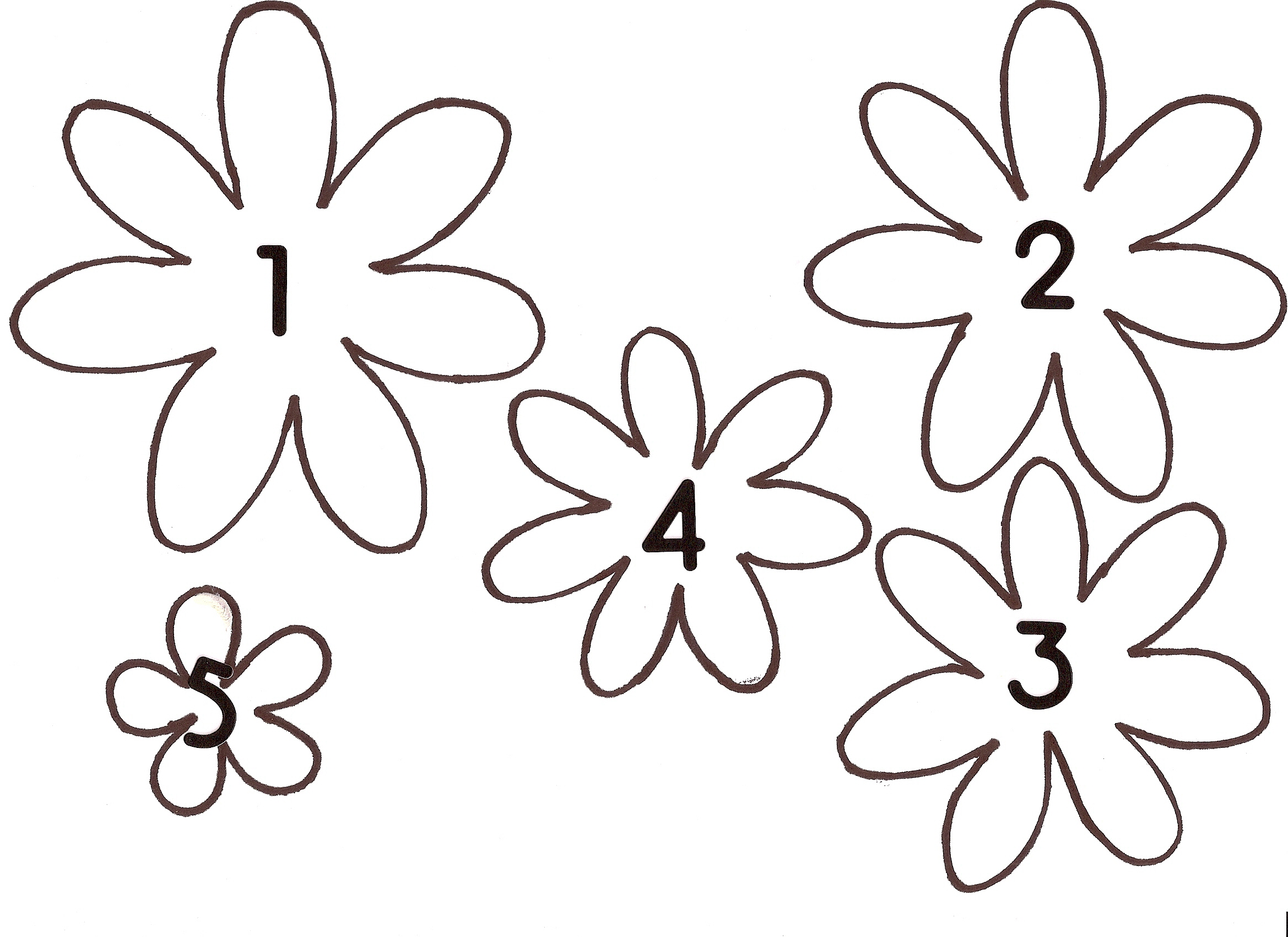 6 Best Images Of Large Paper Flower Template Printable Printable