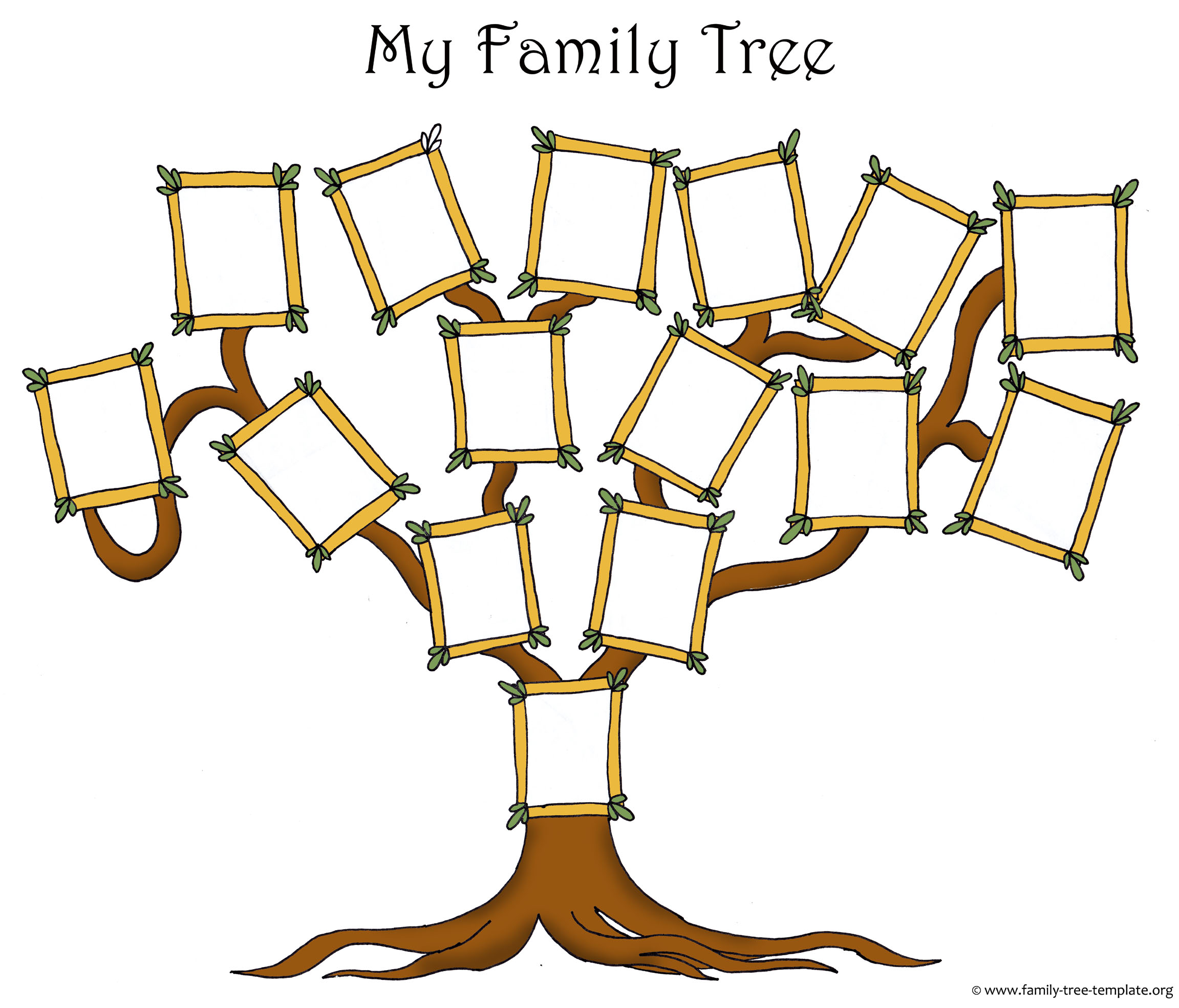 Free Printable Family Tree Templates