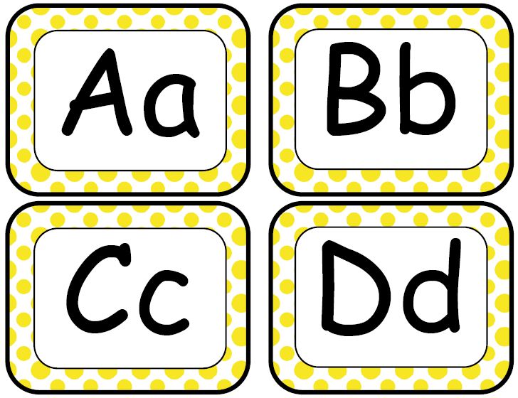 Free Printable Alphabet Word Wall