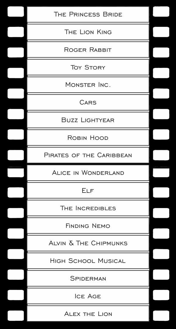 Printable Movie Charades Printable Word Searches