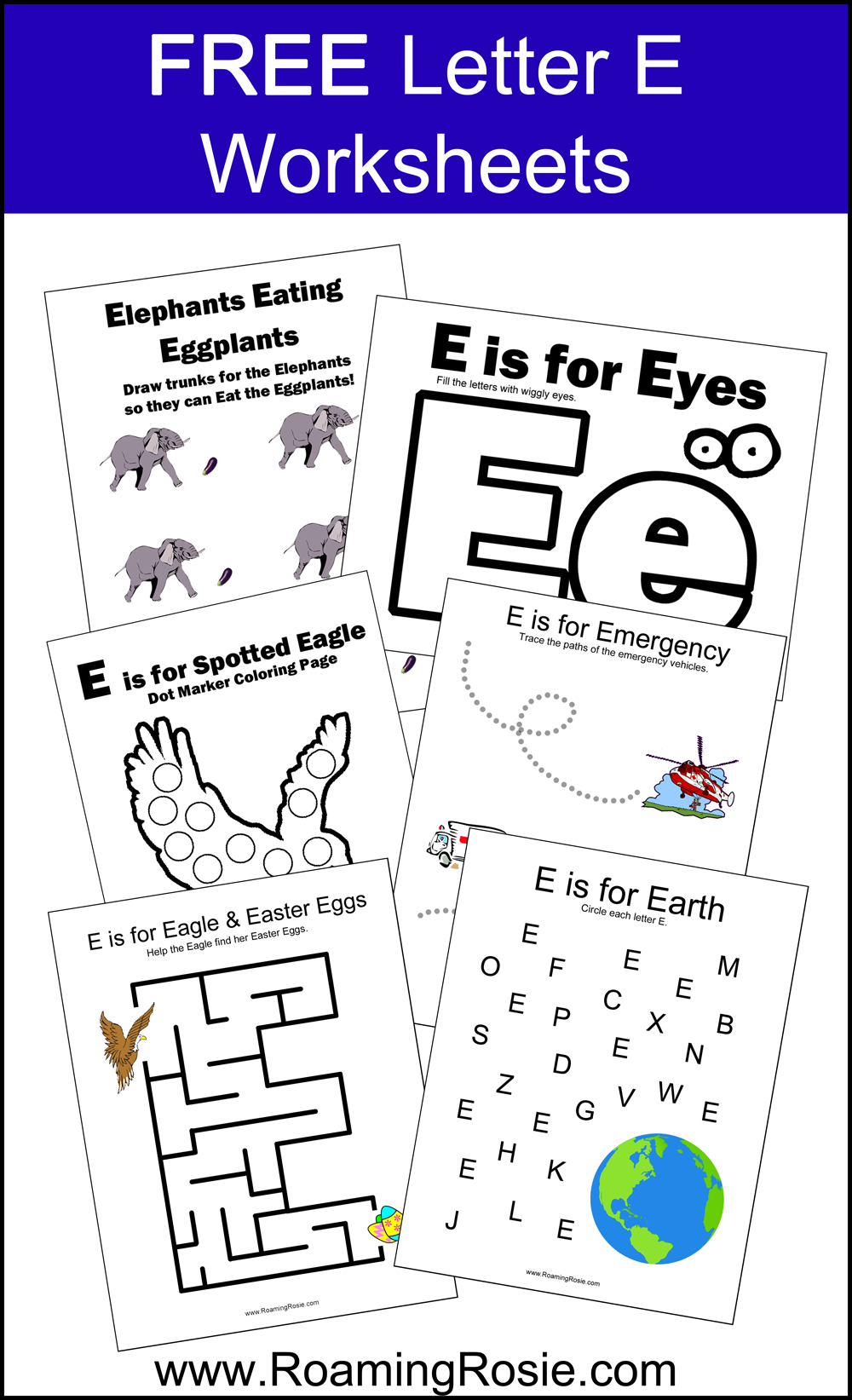 6 Best Images Of Free Printable Letter E Free Printable Letter E 