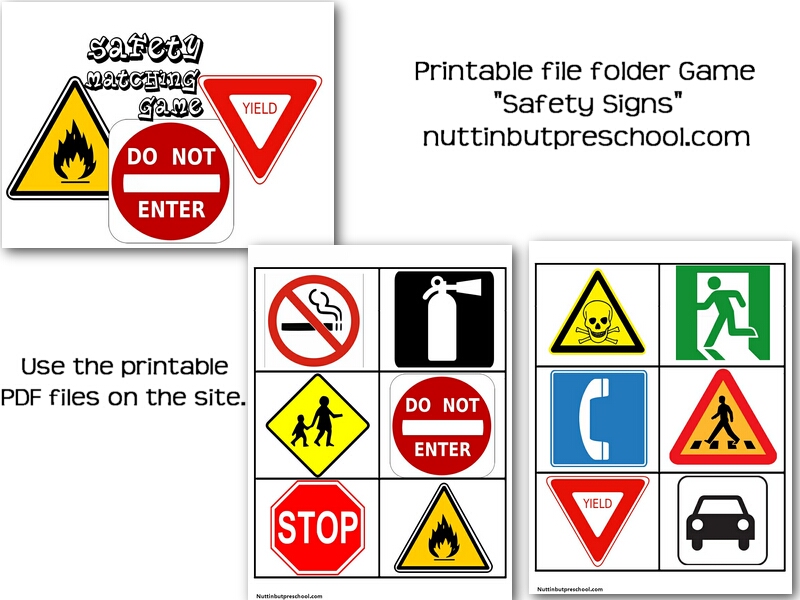 5 Best Images Of Printable Safety Signs For Preschoolers Free 