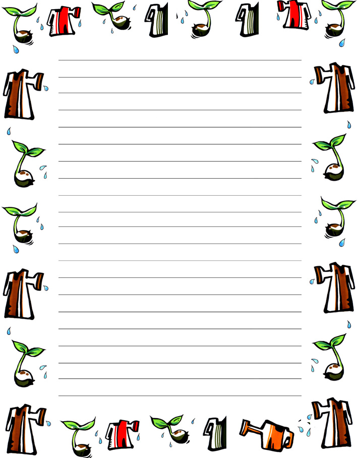 8 Best Images Of Printable Writing Sheets With Borders Free Printable 