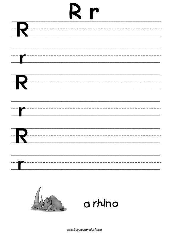 6 Best Images Of Free Printable Alphabet Letter R Worksheets Letter R 