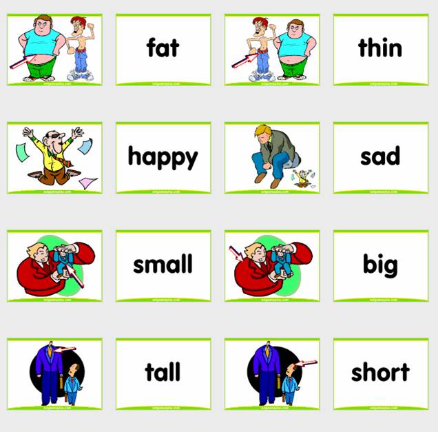 7 Best Images Of Adjective Flash Cards Printable Printable Adjective
