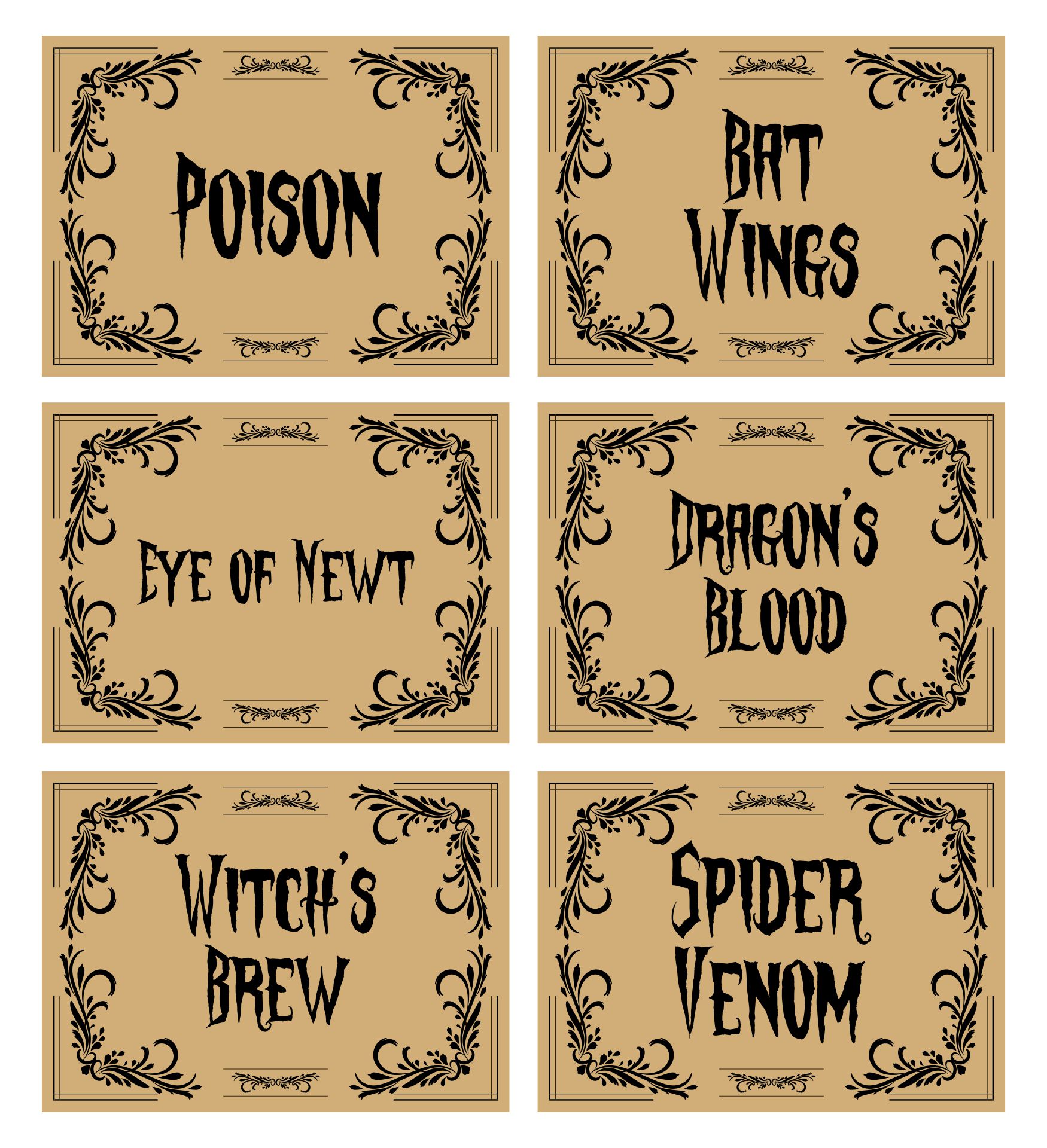 9 Best Images Of Free Vintage Printable Halloween Labels Free 