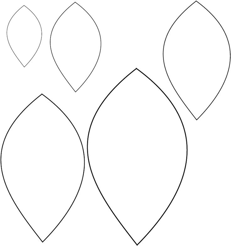 8 Best Images Of Printable Flower Template Leaf Leaves Templates 