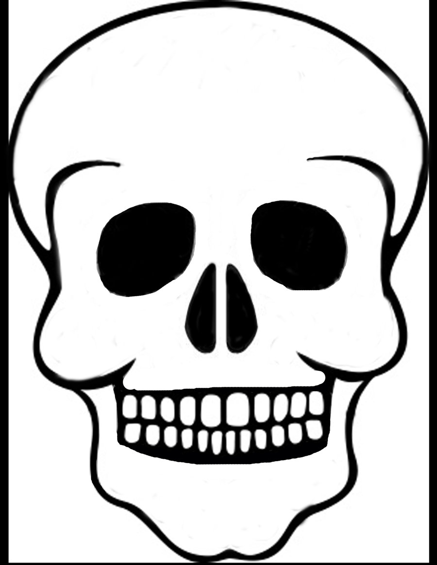 Skull Template Printable Free