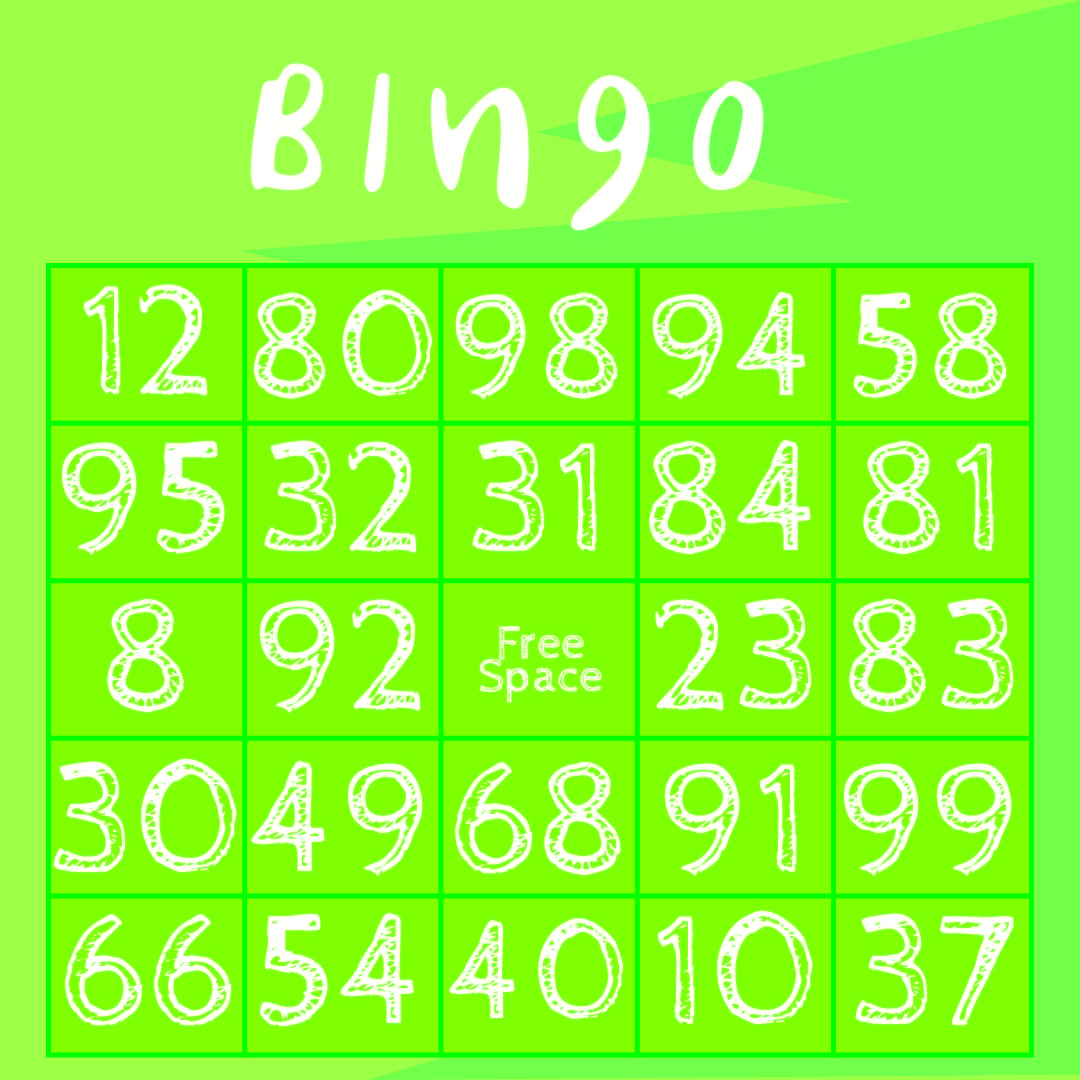 6 Best Images Of Classic Bingo Cards Printable Free Printable Number 