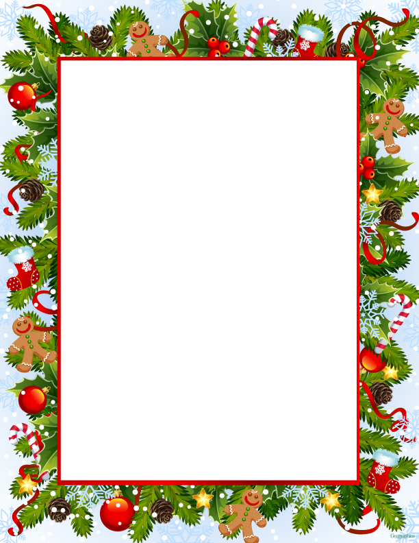 9 Best Images Of Printable Christmas Letter Head Free Printable Christmas Letterhead Templates 