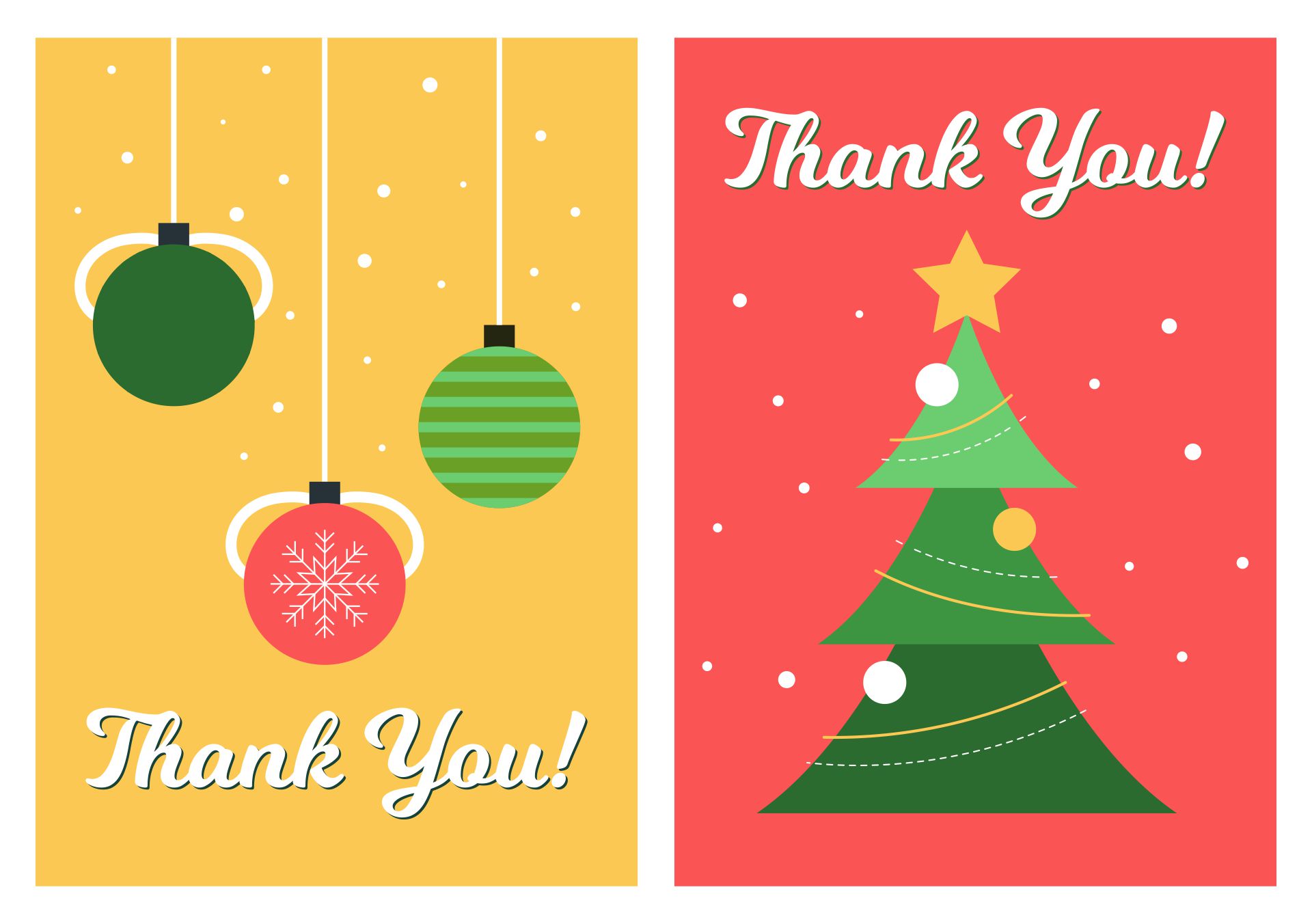 7 Best Images Of Christmas Thank You Cards Free Printables Printable 