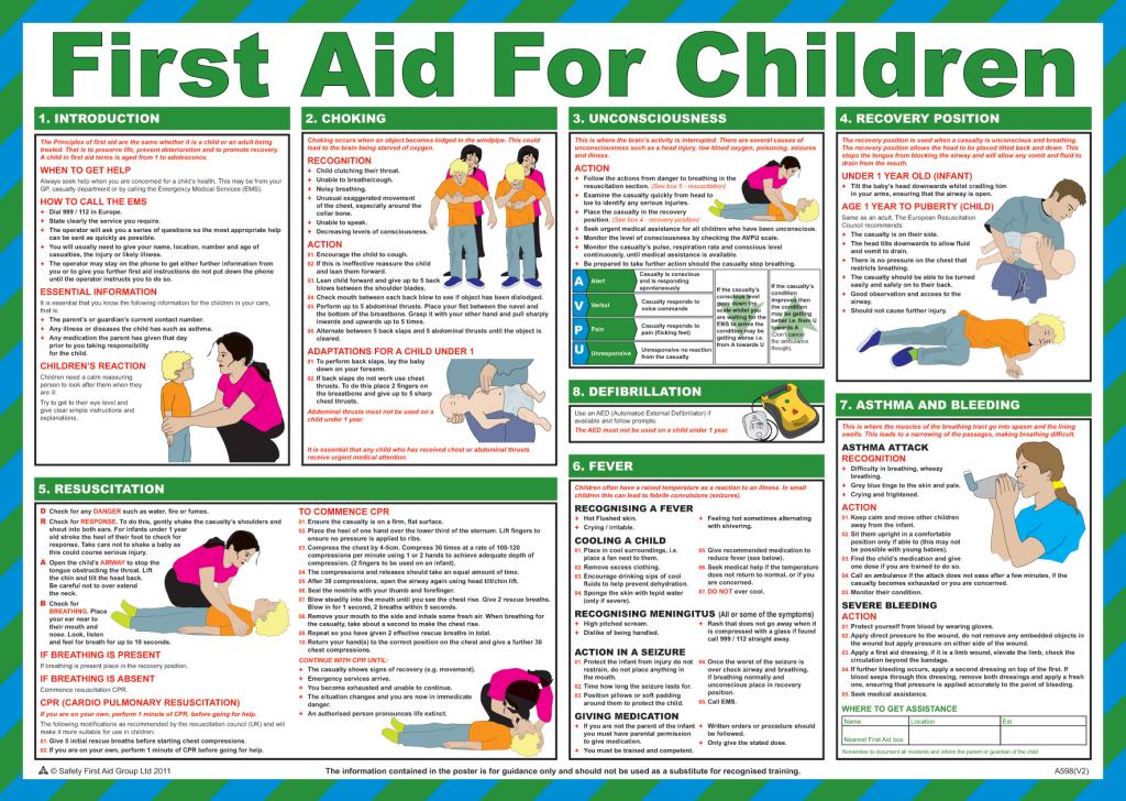 8 Best Images Of Free Printable First Aid Booklet For Kids Printable 