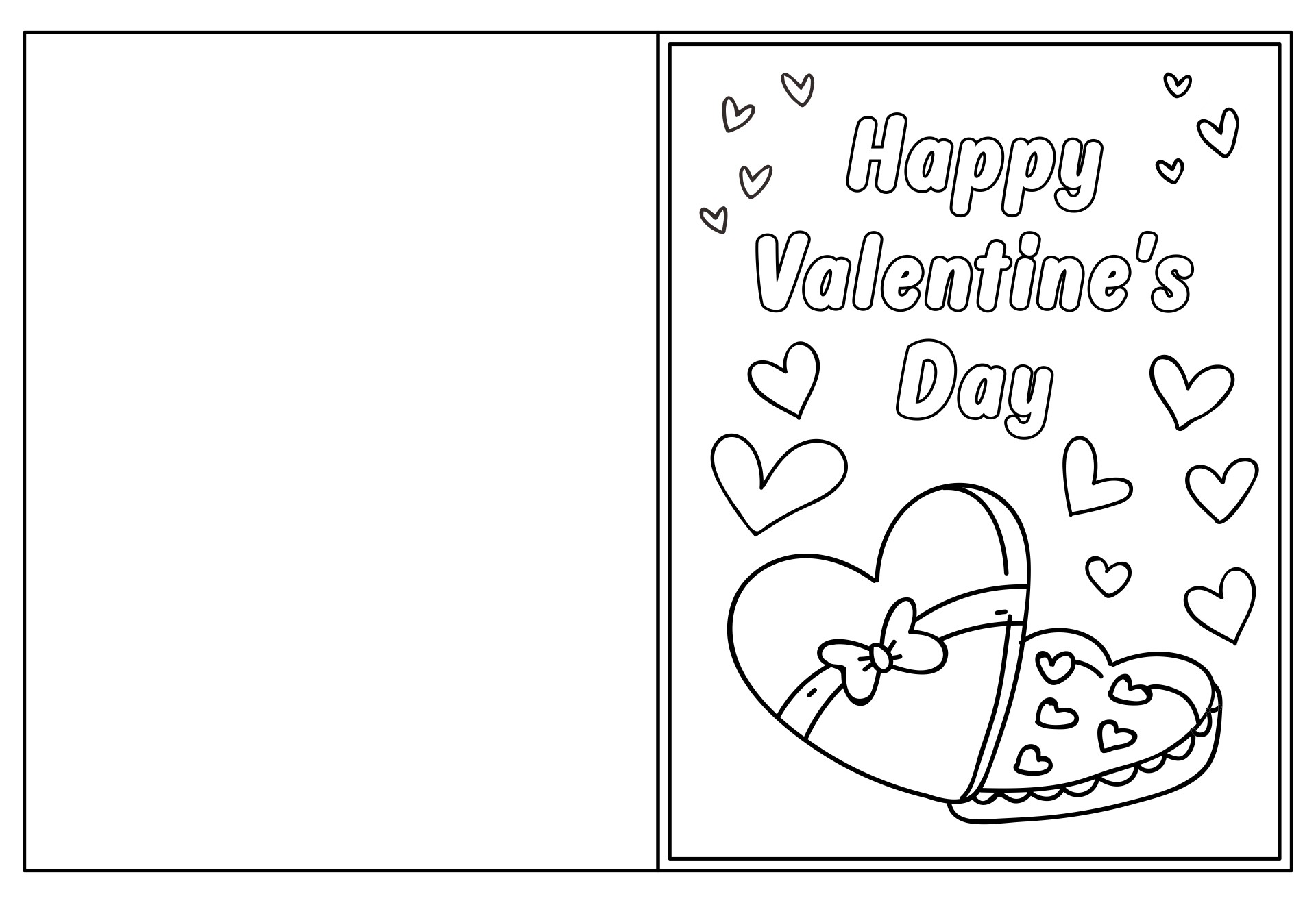 4 Best Images Of Foldable Valentine Day Card Printables Free Printable Valentine s Day Cards