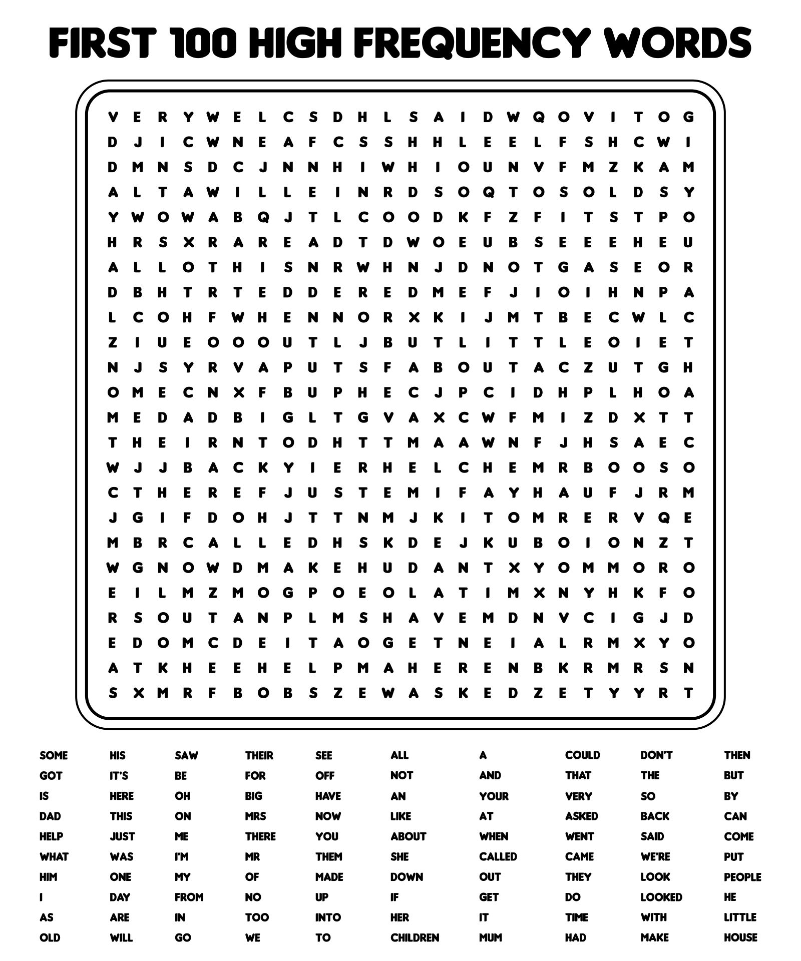 7 Best Images of 100 Word Word Searches Printable Printable Word