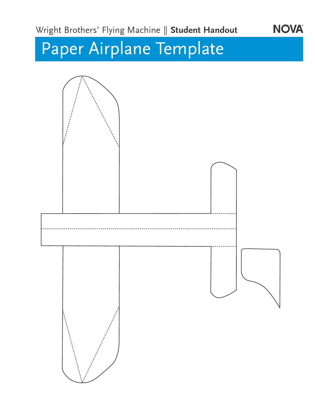 Beginner Free Printable Paper Airplane Templates Get What You Need 