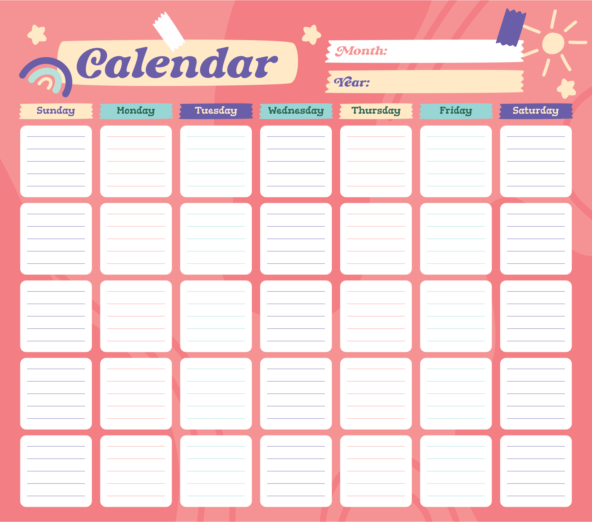 7 Best Images Of Printable Blank Monthly Calendar Template Blank Monthly Calendar 2014