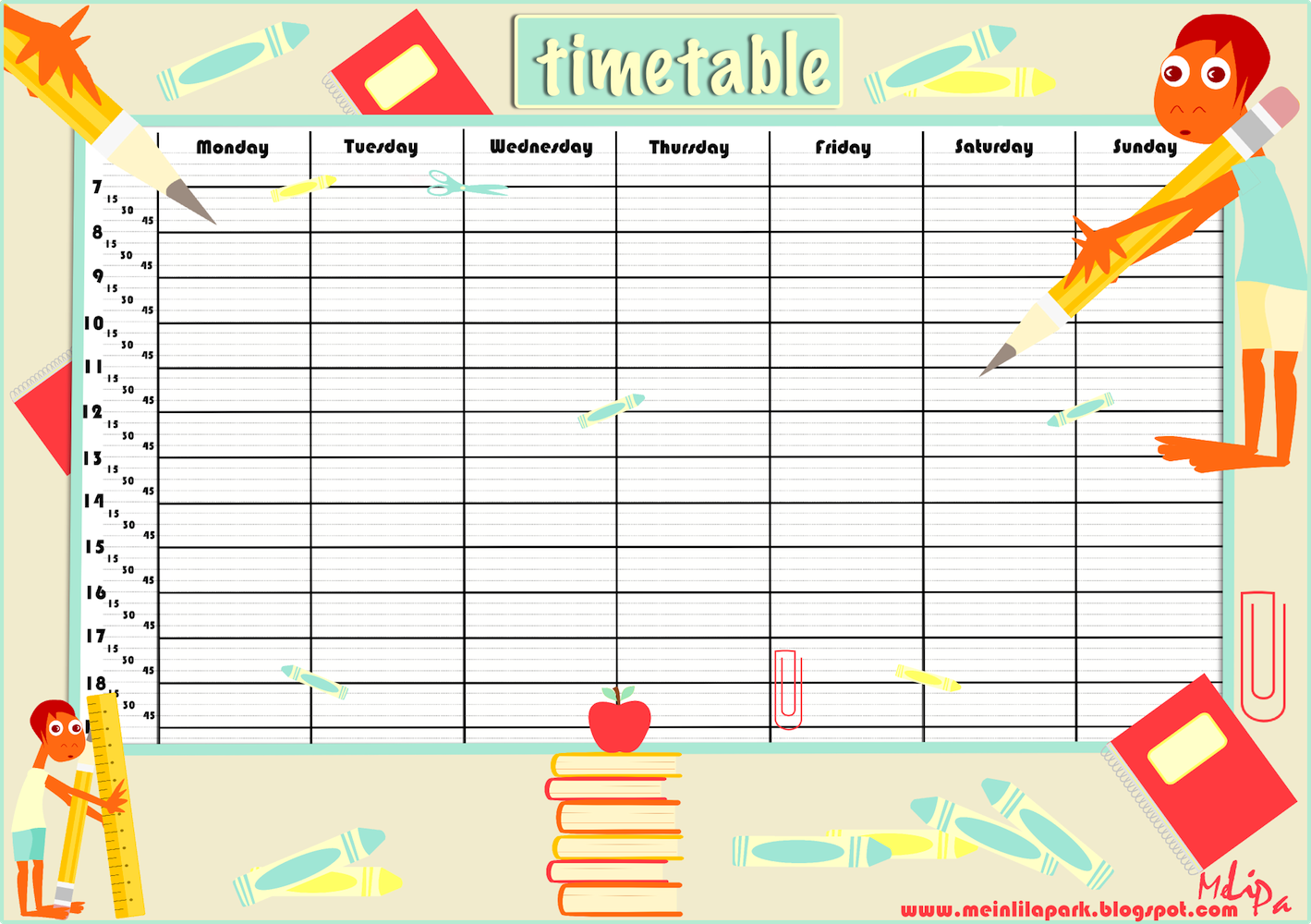 Schedule Printable Images Gallery Category Page 2 Printablee